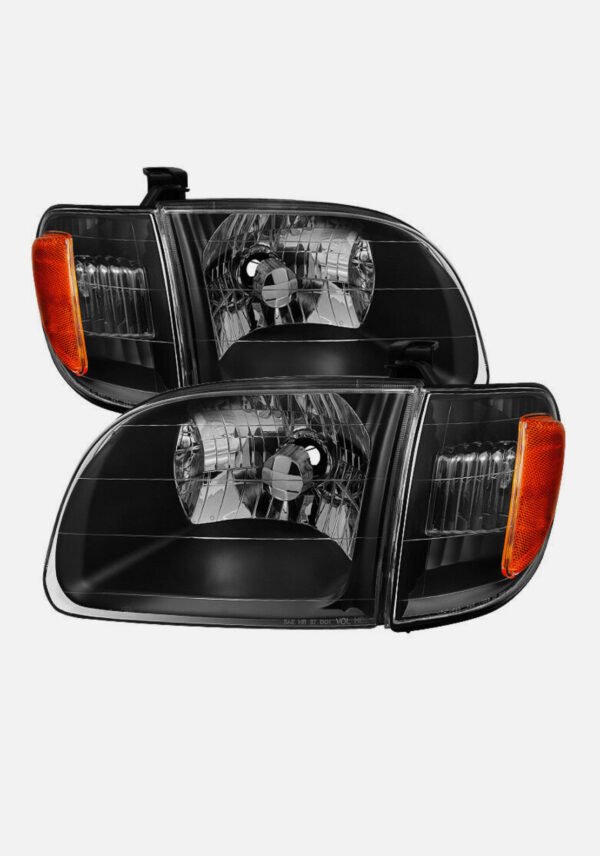 Toyota 00-04 Tundra Regular / Access Cab Black Housing Replacement Headlights